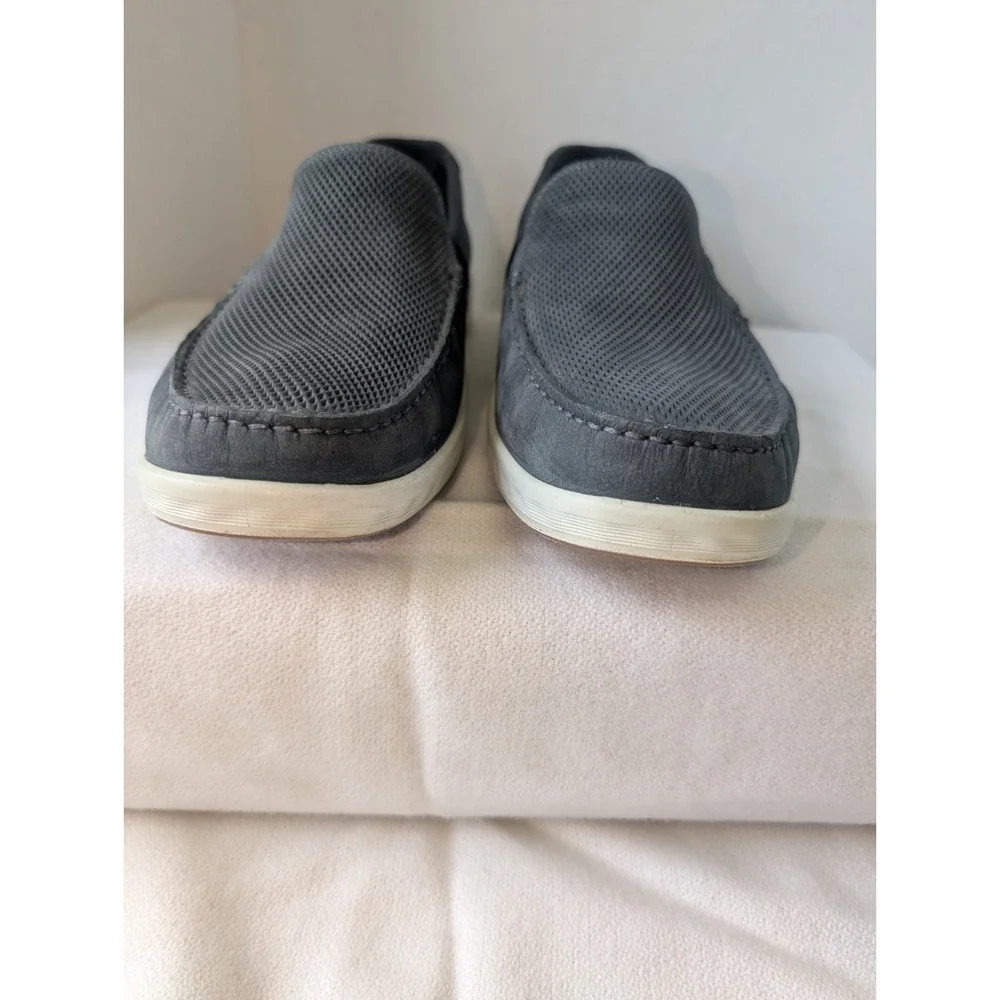 ECCO S-LITE 9.5 Black Diamond Nubuck Moc Loafers